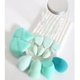 thumbnail image 4 of Set de 12 esponjas de maquillaje color azul, 4 of 4