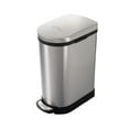 thumbnail image 2 of Heim Concept 2.6 Gallon Stainless Steel Slow Close Lid Step Trash Can in Chrome, 2 of 7