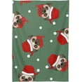 thumbnail image 2 of SKYSONIC Santa Claus Tablecloth Waterproof Washable Polyester Square Table Cover Durable Tablecloth for Kitchen Dining Table Party Decor (54 X 54 Inch), 2 of 7