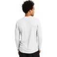 thumbnail image 4 of Hanes Sport Cool DRI Men's Performance Long Sleeve T-Shirt, Value 2-Pack White L, 4 of 5