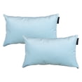 thumbnail image 1 of Cojín riñonera decorativa Delta rectangular Set de 2 Azul Cielo, 1 of 4