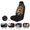 thumbnail image 7 of chaqlin Funny Squirrel Car Front Seat Covers 2 PCS Auto Seat Protector Universal Fit Vehicle Interior Accessories, 7 of 7