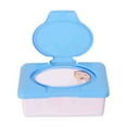thumbnail image 4 of 2 Pcs Wet Tissue Storage Box, Reusable Wet Tissue Box, Moisturizing Wipes Organizer Storage Container Wipes Holder Refillable Container with Buckle Lid for Home Car Office, 4 of 9