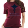 thumbnail image 3 of Plus Size Mustached Caduceus Graphic Design Unisex Ring Spun Cotton Vintage Short Sleeve Crewneck Tee Shirt - Vintage Brick XL, 3 of 4