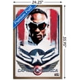 thumbnail image 3 of Marvel Falcon and Winter Soldier - Falcon Illustration Wall Poster, 22.375" x 34", Framed, 3 of 3