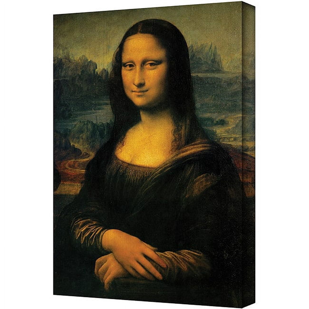 ArtWall Large Leonardo Da Vinci "Mona Lisa" Gallery-wrapped Canvas