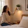 thumbnail image 6 of Modern Gold Circular LED Wall Lamp, Floating Design Wall Mount Light for Living Room Entryway, 6 of 8