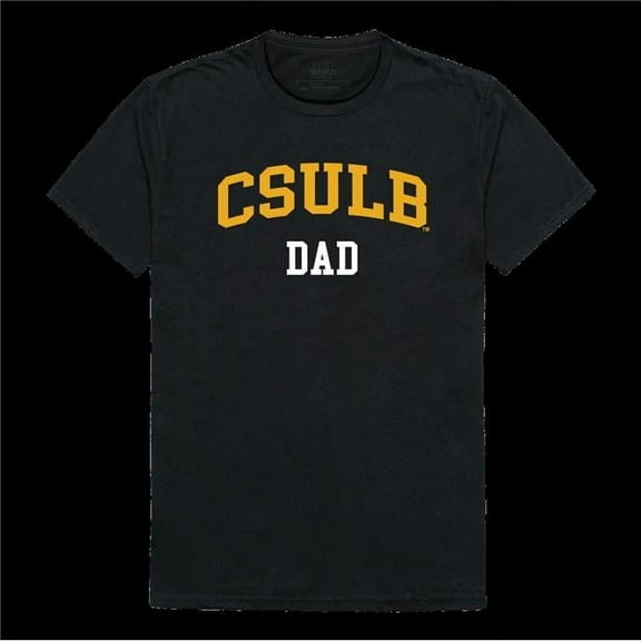 W Republic 548-109-BK2-01 California State University Long Beach Beach College Dad T-Shirt, Black - Small
