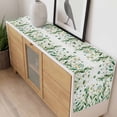 thumbnail image 4 of St Patrick's Day Table Runner - 60 Inch Long, Kitchen Dining Table Runner Dresser Scarves, Spring Leaves Green Botanical Flowers Plants Farmhouse Decor for Coffee Tables Wedding Party Banquet, 4 of 8