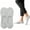 Light Ashy 1x, variant on Ljudmp 1Pair Women's No Show Socks Low Cut Ankle Non Slip Breathable Cotton Flat Boat Line Invisible Socks with Silicone Heel Grips for Flats Heals Loafers Light Ashy 1x