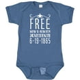 thumbnail image 3 of Inktastic Free- Now and Always- Juneteenth 6-19-1865 Boys or Girls Baby Bodysuit, 3 of 5