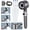 Gray ion, variant on Filtered Shower with Handheld, High 3 Showerhead with Filters & Upgraded Anti-clog Nozzles for Hard Water -Remove Chlorine, Dry Itchy -/OFF for Bath