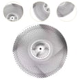 thumbnail image 6 of Almencla Low Volume Cymbal Drum Cymbal Sturdy for Drmmer Practice ,Drum Accessories,Lightweight Mute Cymbal Quiet Cymbal for Beginners 14inch, 6 of 8