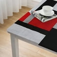 thumbnail image 5 of WYYP Abstract Anni Albers Angular Square Tablecloth Washable for Home Kitchen Outdoor Decoration 100% Polyester Fiber 40*40, 5 of 8