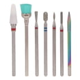 thumbnail image 1 of Ceramic Nail Drill Bit, Reliable Strength Polishing Shaping Cuticle Remover Bits Portable Rotatable 7pcs  For Nail Artist For Home, 1 of 8