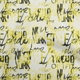 thumbnail image 1 of oneOone Viscose Chiffon Light Yellow Fabric Abstracts Dress Material Fabric Print Fabric By The Yard 42 Inch Wide, 1 of 6