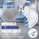 thumbnail image 5 of iLiving-ventilador Turbo de bajo ruido, circulador de aire portátil de 3 velocidades para tienda, oficina, invernadero, hogar y almacén, 5 of 5