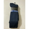 thumbnail image 2 of GOLD TOE Mens 4 Pack Navy Assorted Moisture Wicking Dress Crew Socks 6-12.5, 2 of 6