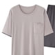 thumbnail image 2 of Mens Casual Botón Abajo Camisas Manga Larga Sólida Manga Corta Bolsillo Tee Coincidencia Suelta Cintura Pantalones Cortos Conjunto de Verano, 2 of 4