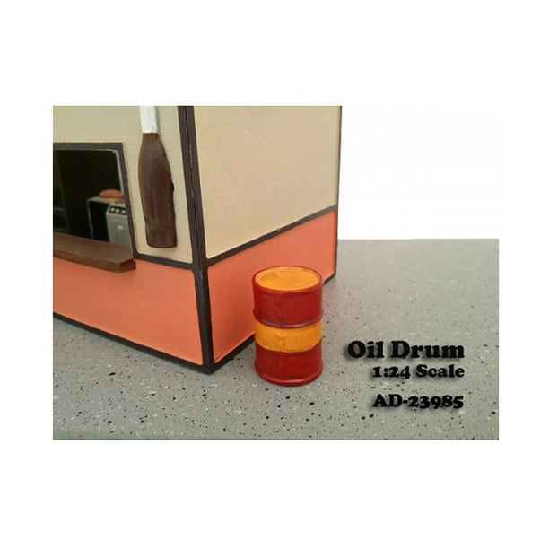 American Diorama Batterie d'Huile Accessoire Set de 2 pour 1:24 Modèles Échelle par American Diorama