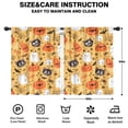 thumbnail image 2 of Blackout Kids Curtains,Cute Halloween Elements Pattern Childrens Insulated Curtains Set Of 2,Bedroom Essentials,Toddler Room Decor 42"x54", 2 of 5