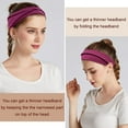 thumbnail image 4 of Bandeaux de Mode pour Femmes Bandeau Grand Yoga Entraînement Bandeaux Accessoires pour Cheveux, 4 of 7