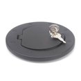thumbnail image 3 of Tapa de llenado de combustible del tanque de gasolina con cerradura y llave para Jeep Wrangler JK 2007-2017, 3 of 4