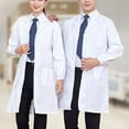 thumbnail image 2 of Bata de Laboratorio ANGGREK profesional Lavable Blanca, 2 of 8