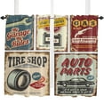 thumbnail image 5 of Retro Poster Design Car Tool Curtains For Living Room Bedroom Window Treatment Home Decoration Drapes Kitchen Curtain, 5 of 7