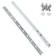 thumbnail image 1 of Riwesomey Guías para cajones con ranura, 2 pack/lote, duraderas y versátiles, correderas para cajones con rodamiento de bolas Herramientas y ferretería, 1 of 6