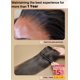 thumbnail image 4 of Cierre Triippy Raw Hair 2x6 HD con encaje liso, 18 cm, 4 of 7