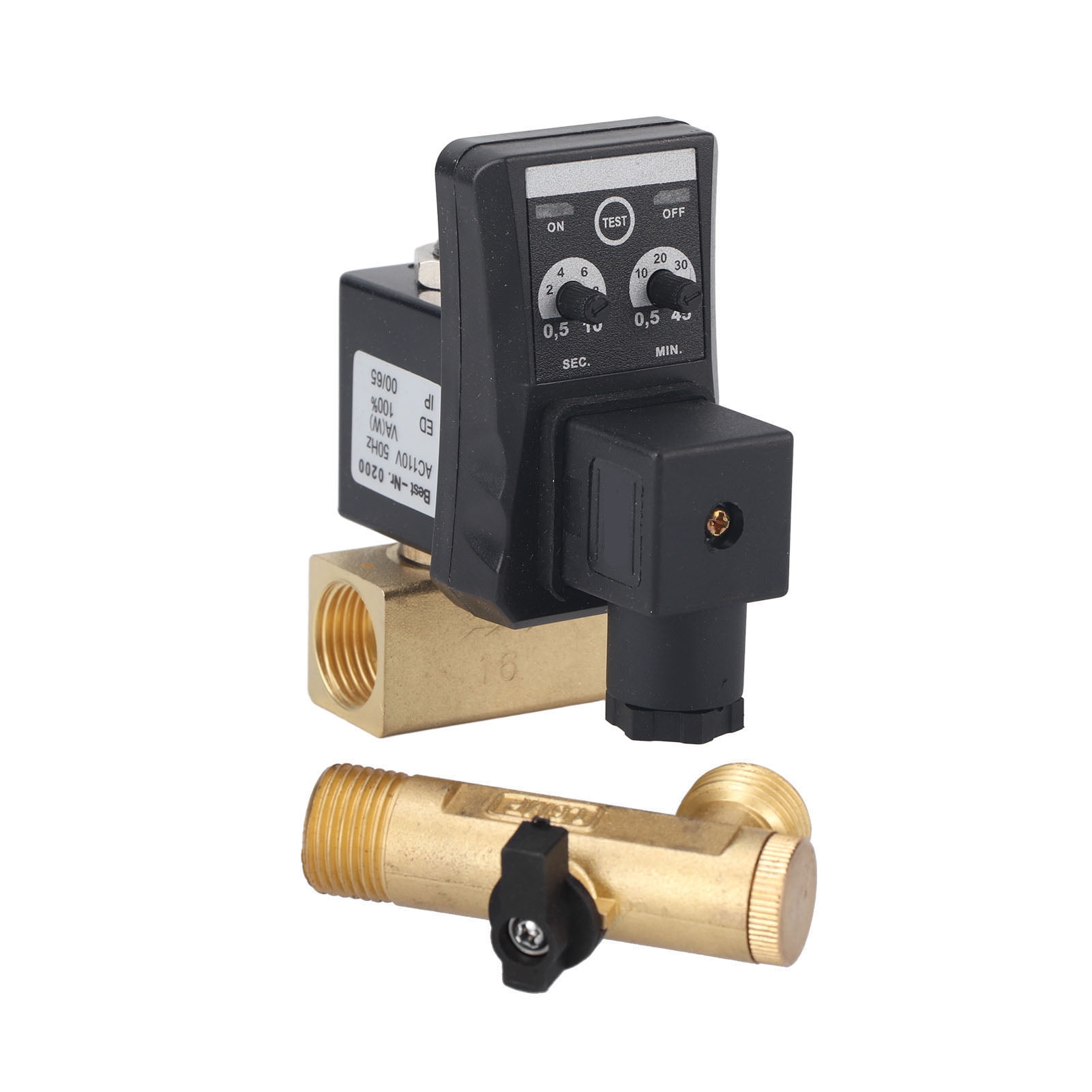 Air Compressor Drain Valve, Durable Practical Timed Drain Valve For Air