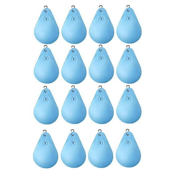 16 Pcs Pool Cover Weights with Hooks, Leakproof Swimming Pool Cover Hanging Bag for Above Ground Pool Cover