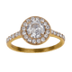 thumbnail image 2 of LuckyLy Anillos de Compromiso y Promesa para Mujer, Acero Inoxidable Baño Oro Rosa 18k, Oro 18k, Plata y Zirconia Cúbica – Joyería ideal como Regalos para Mujer Navidad y Regalos para Mamá, dorado 7, 2 of 8