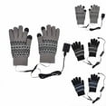 thumbnail image 3 of WREESH Women's Heated and Warm Winter Gloves All Finger Adjustable Temperature, Removable and Washable Electric Heated Gloves Black, 3 of 3