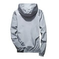 thumbnail image 5 of Men's Lightweight Waterproof Raincoat Windbreaker Casual Reflective Zipper Hooded Jacket Sports Coat, 5 of 5