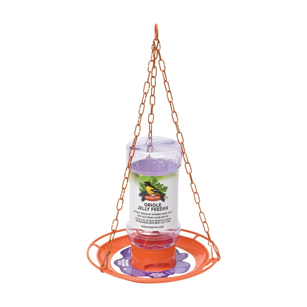 PerkyPet 32 oz Oriole Jelly Wild Bird Feeder