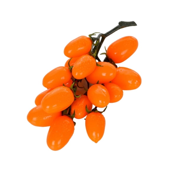 Quirky Desktop Ornament Bright Yellow Cherry Tomato String For Desk Cute Novelty Tabletop To Brighten Workspace