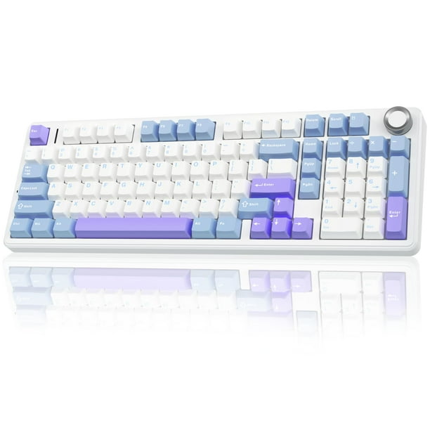 Teclado mecánico inalámbrico AULA F99 Pro con botón RGB Backli
