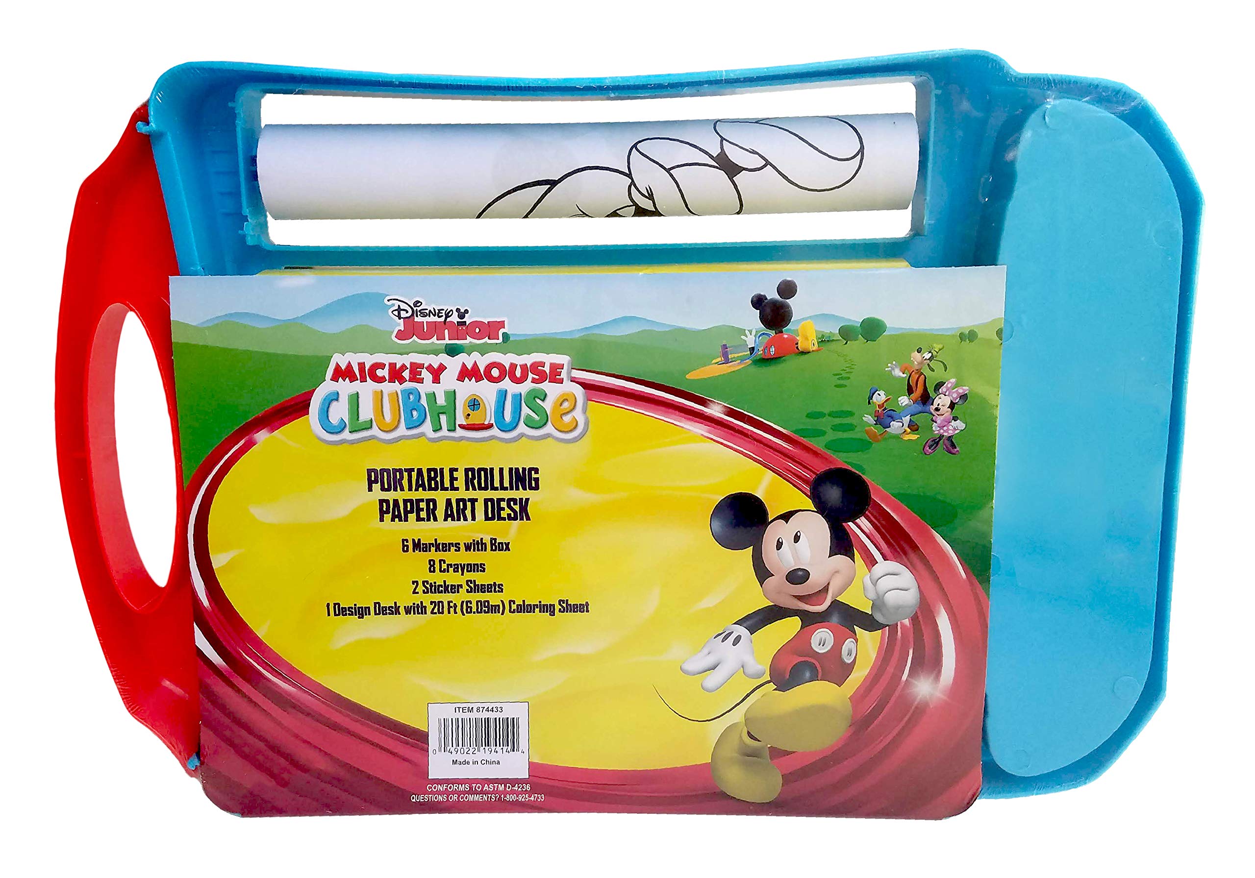 Disney Mickey Mouse Crayola Inspiration Art Case Portable Crayons