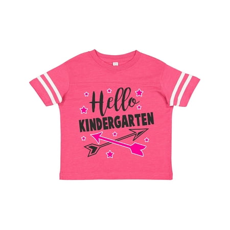 

Inktastic Hello Kindergarten with Arrows and Stars Gift Toddler Toddler Girl T-Shirt