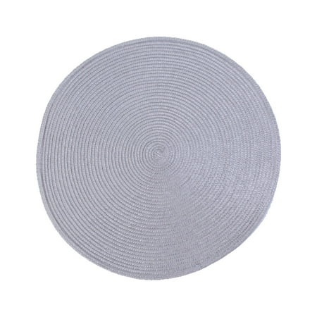 

Njoeus Individuales Para Mesa De Comedor Table Mats Pp Woven Table Mat Western Place Mat Household Waterproof And Oil-Proof Pad Heat Insulation Pad Placemat Set Of 4