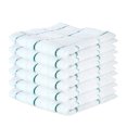 thumbnail image 2 of Arkwright Cotton Kitchen Dishcloths (Bulk Case of 144, 12x12 in.) Green and White Windowpane Stripes, 2 of 11