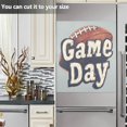 thumbnail image 3 of Yayeee Magnetic Dishwasher Cover for The Front Decoration Home Kitchen Machine Sticker Protector, Gray Game Day, 3 of 6