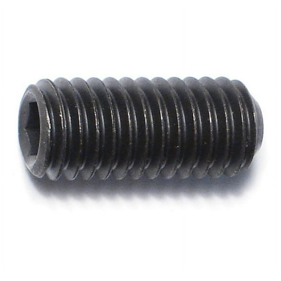 7/16"-14 x 1" Steel Coarse Thread Hex Socket Headless Set Screws (5 pcs.)