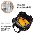 thumbnail image 6 of Lsque Five Nights At Freddy'S Print Insulated Lunch Bag with Thick Aluminum Foil Lunch Tote Bag with Front Pocket for Men and Women, Ideal for Work, School, Picnics, and Travel, 6 of 8