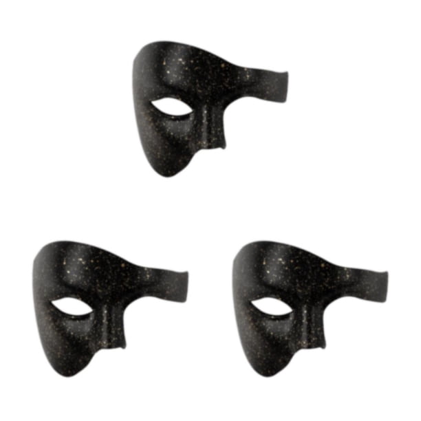 Máscara de media cara Matsuzay amplia aplicación para cosplay y máscaras de mascarada Halloween Fácil de usar Punto de Type1 NO1
