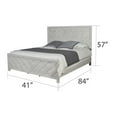 thumbnail image 2 of Denver Twin 5PC Modern Style Bedroom Set Made with Wood in Rustic Natural, 2 of 19