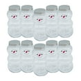 thumbnail image 1 of 10x Bouteilles de Jus Snowman Ornement de Noël 500ml pour Vacances Randonnée, 1 of 8