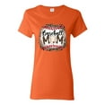 thumbnail image 1 of Baseball Mom Jaguar Print Sports Womens Graphic T-Shirt, Orange, 3X-Large, 1 of 5